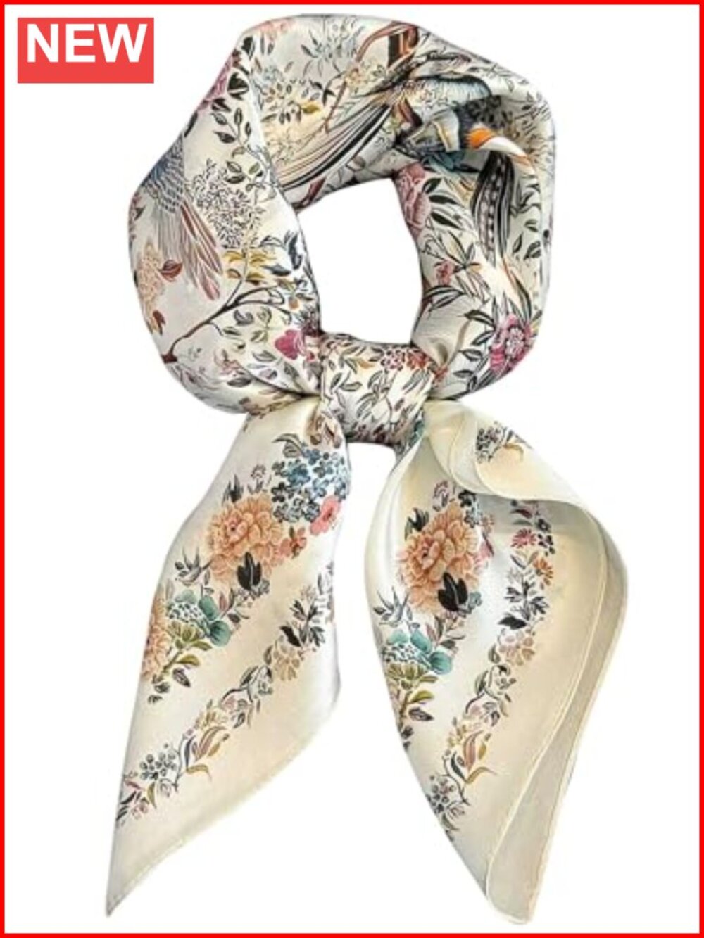 Silky Polyester Satin Square Scarf Hair Wrap Neck Bandana 27.5"